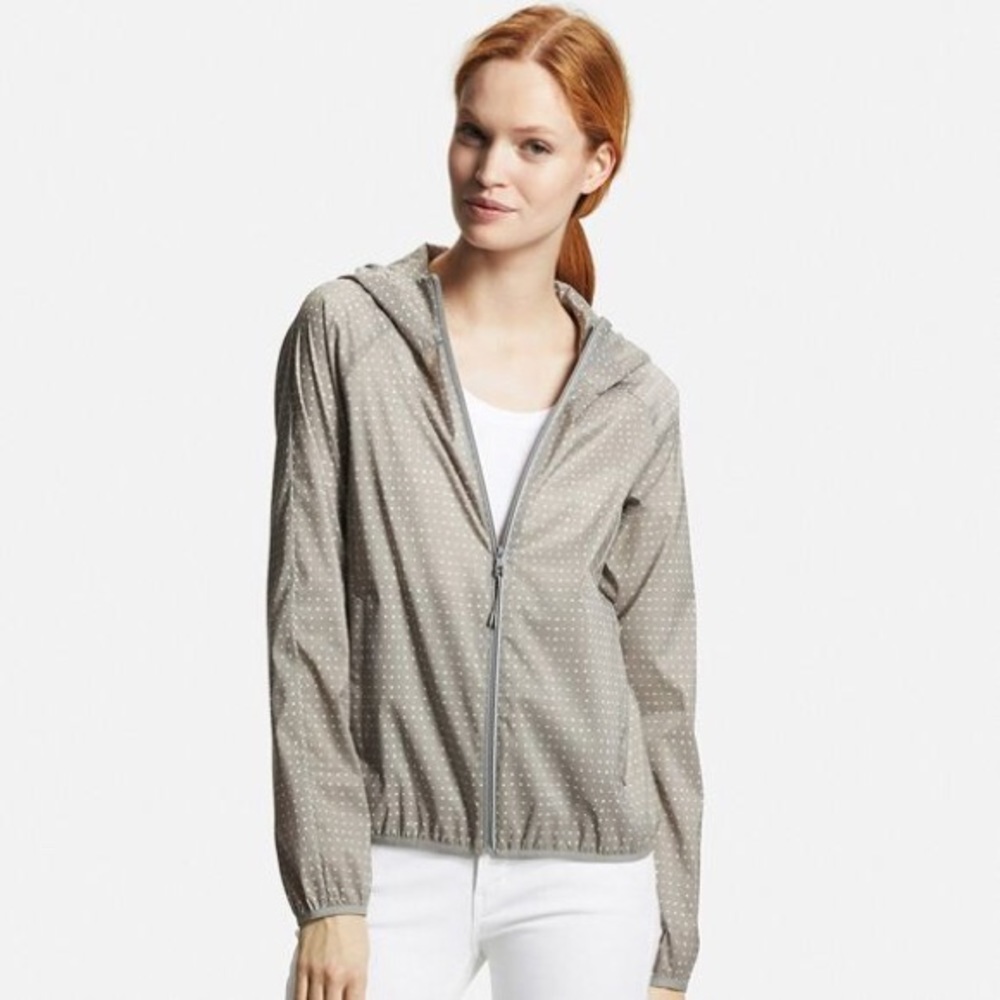 Uniqlo Polka Dot Windbreaker